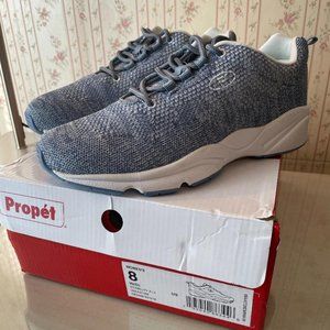 Propet Stability Fly Sneakers WAA072M Denim/White Women's 8 Wide